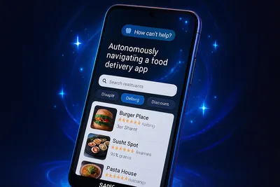 Gemini משתלט על הטלפון שלך — ומזמין לך אוכל ומונית בלי שתיגע במסך
